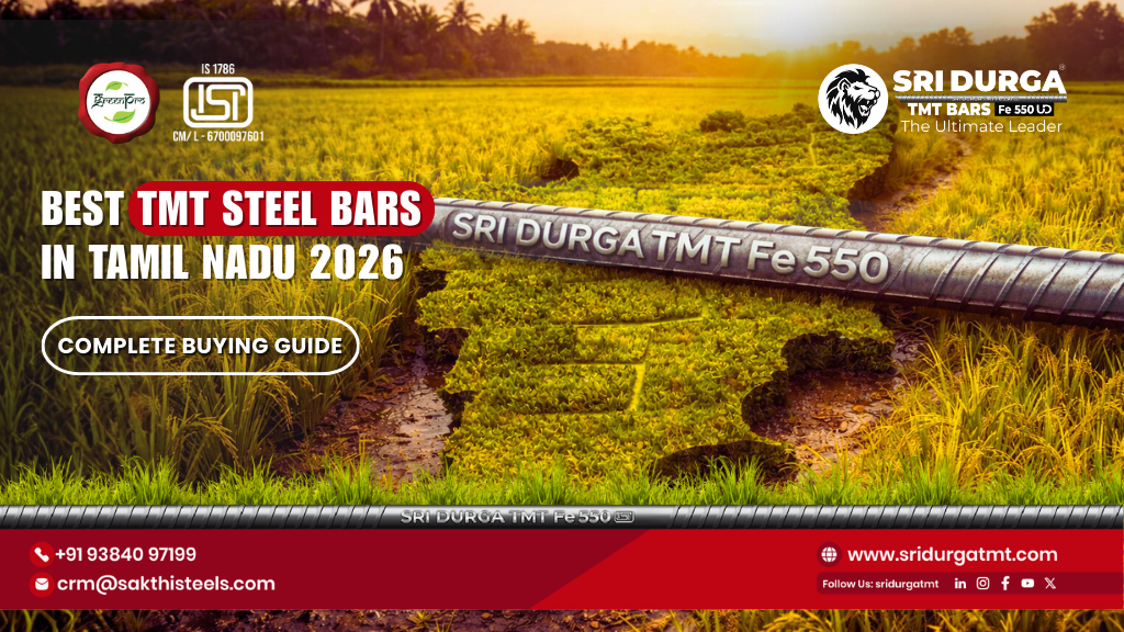 Best TMT Steel Bars in Tamil Nadu for construction projects