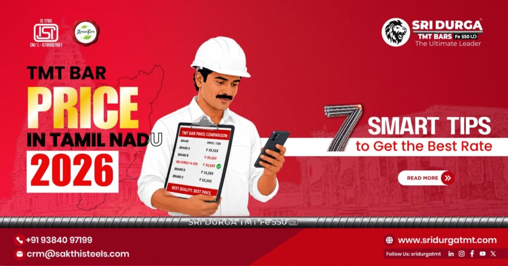 TMT Bar Price in Tamil Nadu 2026 – 7 Smart Buying Tips